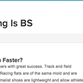 Is barefoot running really BS?
